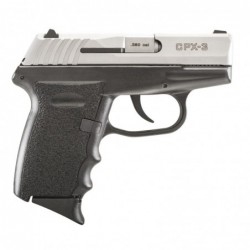 SCCY CPX3, Compact, 380ACP, 3.1" Barrel, Polymer Frame, Duo-Tone Finish, 10Rd, 3 Dot Sights, 3 Magazines CPX3TT