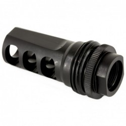 View 2 - SilencerCo Hybrid ASR Muzzle Brake, MB Mount, 5/8X24, .46 Diameter AC1733