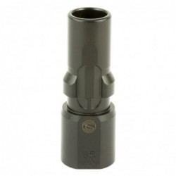 View 1 - SilencerCo 3-Lug Muzzle Device, 45ACP, 5/8X24, Black Finish AC2603