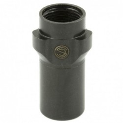 View 2 - SilencerCo 3-Lug Muzzle Device, 9MM, 1/2X28, Black Finish AC2604