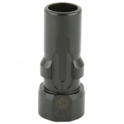 SilencerCo 3-Lug Muzzle Device, 45 ACP, .578x28, Black Finish AC2605