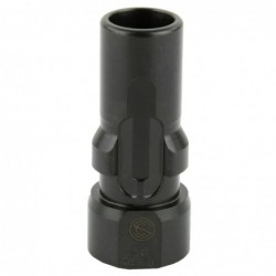View 1 - SilencerCo 3-Lug Muzzle Device, 45ACP, M16x1LH, Black Finish AC2608