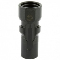 View 2 - SilencerCo 3-Lug Muzzle Device, 45ACP, M16x1LH, Black Finish AC2608