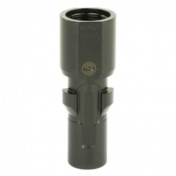 View 2 - SilencerCo 3-Lug Muzzle Device, 9MM, 5/8X24, Black Finish AC2609