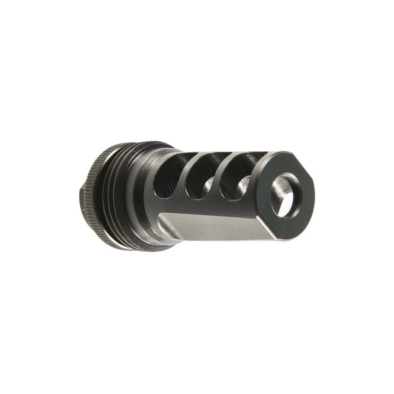 SilencerCo Harvester Big Bore Mount, M18x1 Muzzle Brake, Black AC856