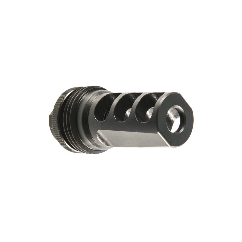 SilencerCo Fits Harvester Big Bore, 5/8X24 Muzzle Brake, Black AC857