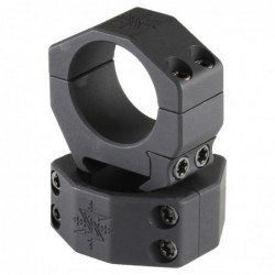 Seekins Precision Scope Ring, .87" Medium, 30mm, 4 Cap Screw, Black Finish 0010620006