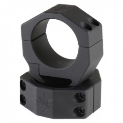 View 1 - Seekins Precision Scope Ring, .92" Low, 34mm, 4 Cap Screw, Black Finish 0010630002