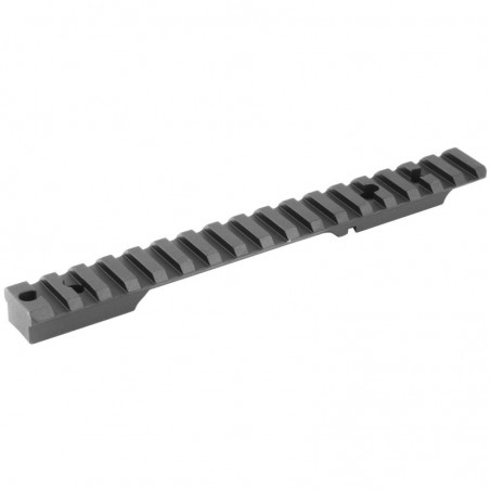 Seekins Precision 0 MOA Scope Base, #6-40 Screws, Fits Remington 700, Long Action, Black Finish 0010710001