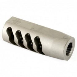 View 2 - Seekins Precision AR ATC Muzzle Brake, 223 Rem/556NATO, Bead Blasted Stainless Finish, 1/2X28 Threads 11510033