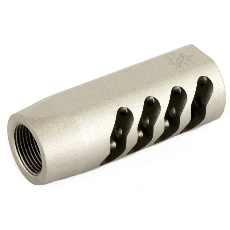 Seekins Precision AR ATC Muzzle Brake, 308 Win/762NATO, Bead Blasted Stainless Finish, 5/8X24 11510037