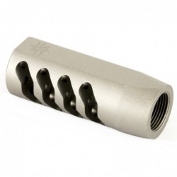 View 2 - Seekins Precision AR ATC Muzzle Brake, 308 Win/762NATO, Bead Blasted Stainless Finish, 5/8X24 11510037