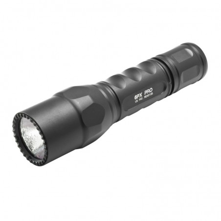 Surefire 6PX, Tactical Pro Flashlight, Dual-Output LED, 600 Lumens, Tactical Tailcap Switch, Black 6PX-D-BK