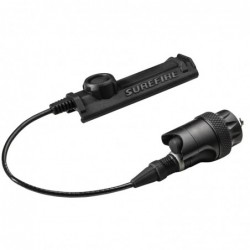 Surefire Remote Switch, Scoutlight, Dual Sw/Tail Cap Assy For M6XX Scoutlight Series, Includes SR07 Rail Tape Shitch, Black DS-