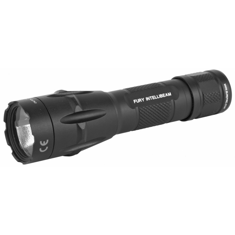 Surefire Fury Duel Fuel Intellibeam Flashlight, 1500 Lumens, Black FURY-IB-DF