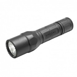Surefire G2X Tactical Flashlight, Single-Output LED, 600 Lumens, Tactical Tailcap Click Switch, 2x CR123 Batteries, Black G2X-C