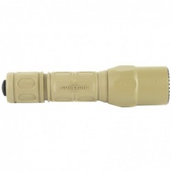 View 2 - Surefire G2X Pro Flashlight, Dual-Output LED, 15/600 Lumens, Constant-On Click-Type Tailcap Switch, Tan G2X-D-TN