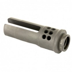 View 2 - Surefire Warcomp, Flash Hider/Suppressor Adapter, 5.56MM, 1/2X28, Black Finish WARCOMP-556-1/2-28