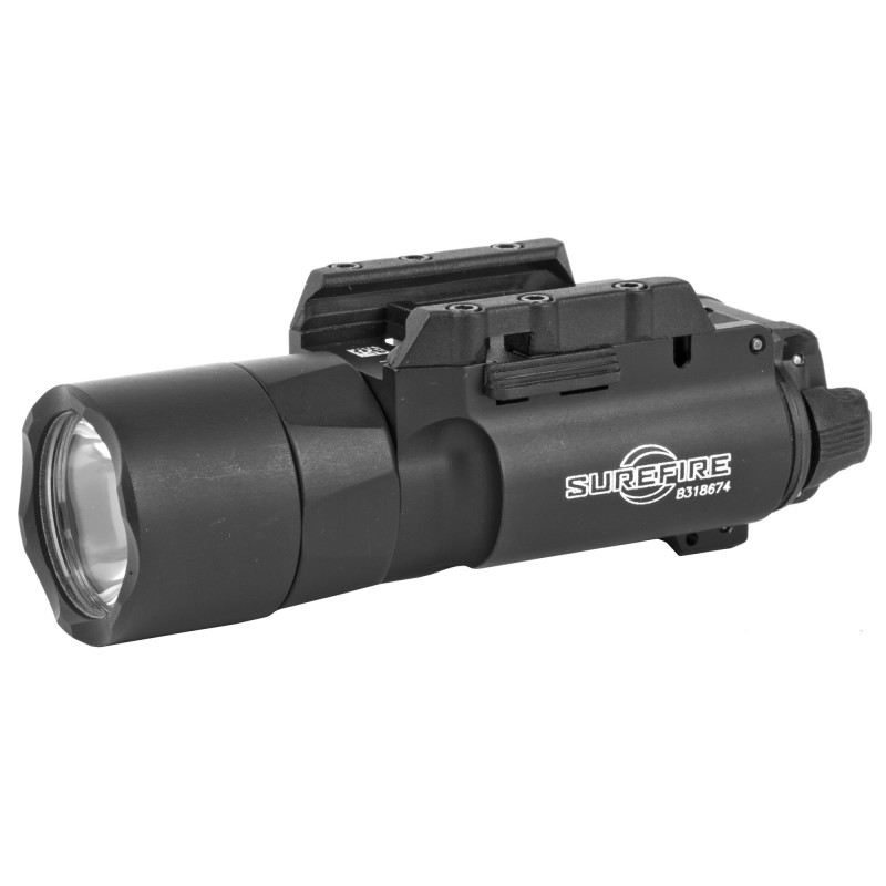 Surefire X300 Ultra, Weaponlight, White LED, 1000 Lumens, Fits Picatinny and Universal, For Pistols, Black Finish, 2x CR123 Bat