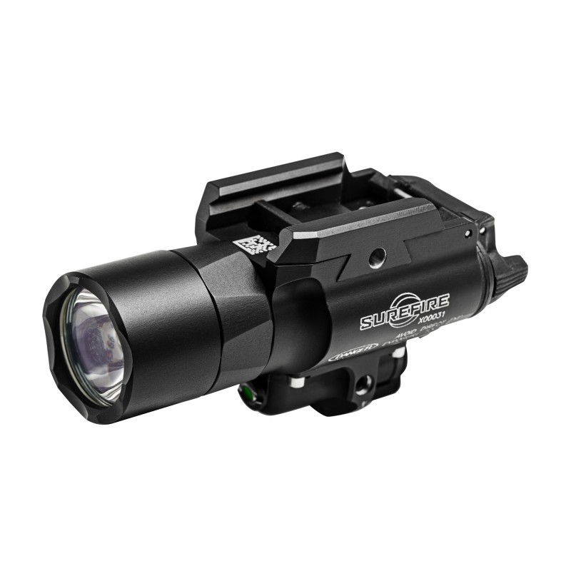 Surefire X400 Ultra Weapon light and Laser, Fits Picatinny, Black, LED 1000 Lumens, Green Laser X400U-A-GN