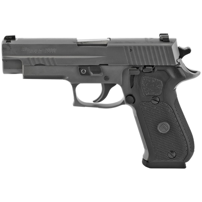 Sig Sauer P220 Legion, Semi-automatic Full Size Pistol, DA/SA, 45 ACP, 5" Barrel, Steel Alloy Frame, Gray Finish, G10 Grips, 8R