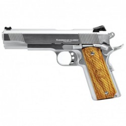 View 1 - American Classic 1911 Trophy, Full Size, 45ACP, 5" Barrel, Steel Frame, Hard Chrome Finish, Wood Grips, Novak Low Mount Carry S