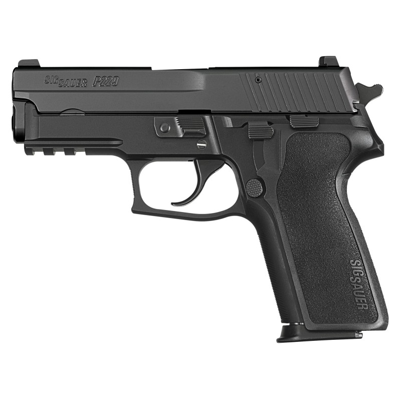 Sig Sauer P229, DA/SA, Compact, 9MM, 3.9" Barrel, Alloy Frame, Black Finish, E2 Polymer Grip, Night Sights, 10Rd, 2 Magazines,