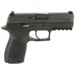 View 2 - Sig Sauer P320 Compact, Striker Fired, Compact, 9MM, 3.9" Barrel, Polymer Frame, Black Finish, Fixed Sights, 10Rd, 2 Magazines