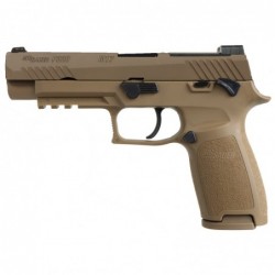 Sig Sauer P320 M17 Full Size Semi-automatic Pistol, Striker Fired, 9MM, 4.7" Barrel, Polymer Frame, Coyote Brown Finish, 10Rd,