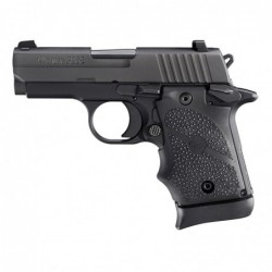 Sig Sauer P938, Single Action Only, Compact, 9MM, 3" Barrel, Alloy Frame, Black Finish, Rubber Grip, Night Sights, Ambidextrous