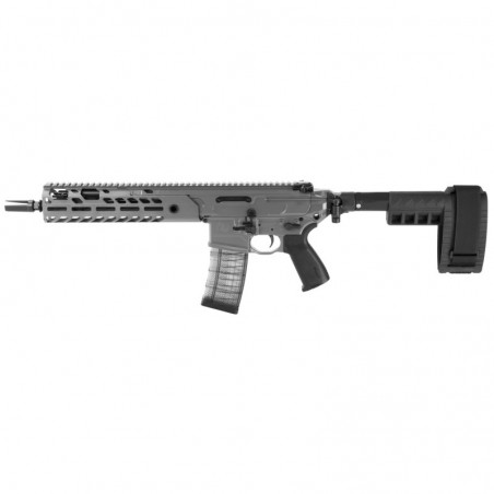 Sig Sauer MCX Virtus, Semi-automatic Pistol, AR, 556NATO, 11.5" Barrel, Aluminum Frame, Gray Finish, 30Rd, With Stabilizing Bra