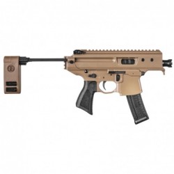 Sig Sauer MPX Copperhead, Semi-automatic, 9MM, 3.5" Barrel, Aluminum Receiver, Coyote Brown Finish, Pivoting Contour Brace (PCB