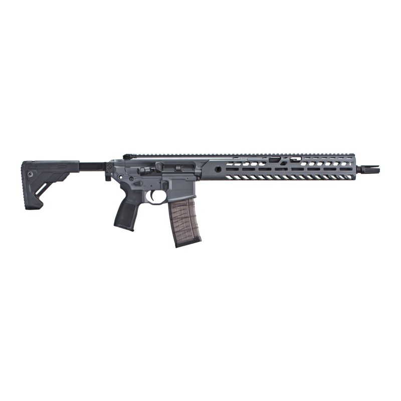 Sig Sauer MCX, Virtus Patrol, Semi-automatic Rifle, 223 Rem/556NATO, 16" Barrel, Concrete Finish, Side Folding Stock, 30Rd, M-L