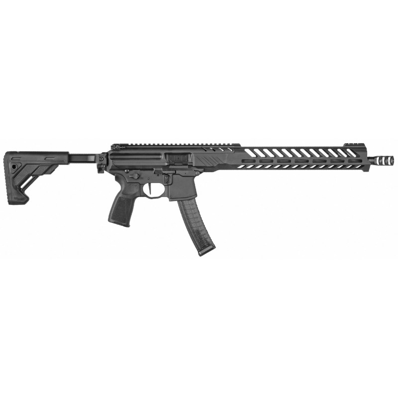 Sig Sauer MPX, Competition, Semi-automatic, 9MM, Rifle, 16" Barrel,  Black Finish, Folding Telescopic, Collapsible Stock, Alumi