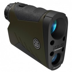 View 2 - Sig Sauer KILO2200BDX Laser Range Finder, 7x25mm, Bluetooth, Milling Reticle, OD Green Finish SOK24704
