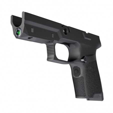 Sig Sauer LIMA5 Grip Module, Green Laser, Fits Sig 250 and 320 Compact 9/40/357, Black Finish SOL51002