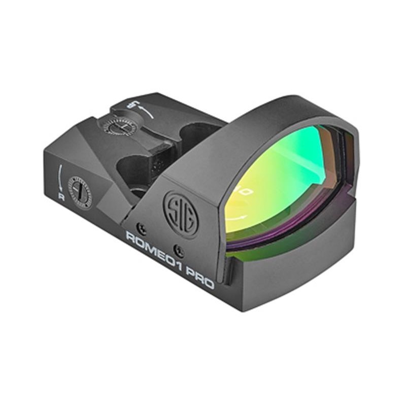 Sig Sauer Romeo1 Pro, Reflex Sight, 6 MOA Dot, Black Finish, 1 MOA Adjustments SOR1P101