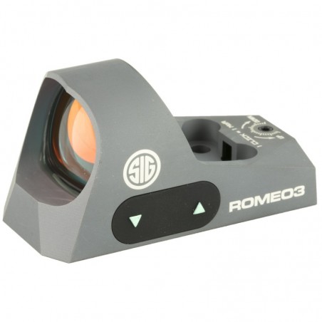 Sig Sauer Romeo3, Reflex Sight, Fits 1913 Picatinny Rail, Riser Included, Graphite Finish SOR31002