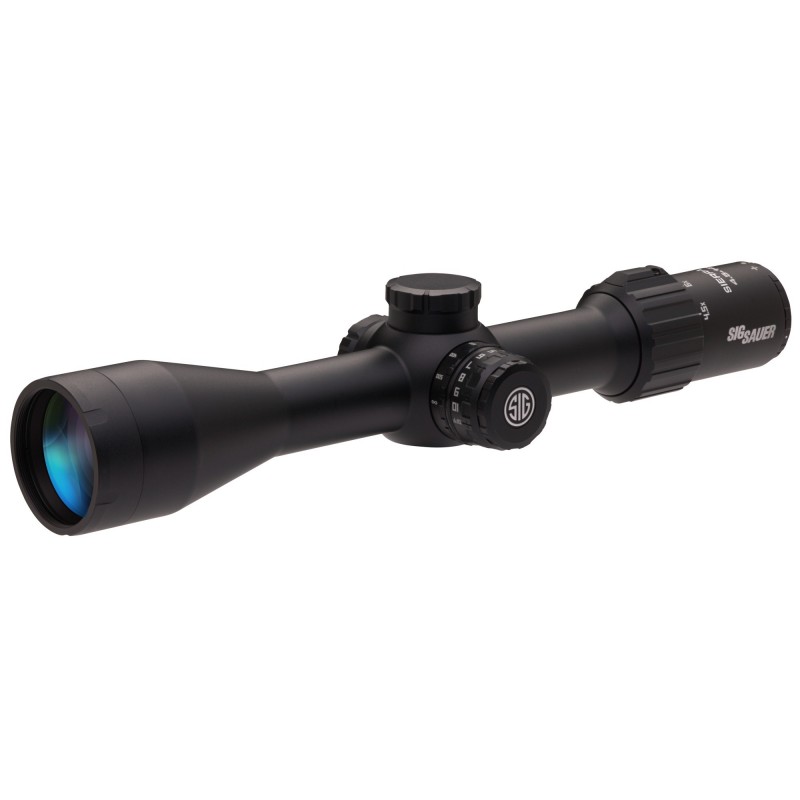 Sig Sauer SIERRA3BDX Rifle Scope, 4.5-14X44mm, 30mm Main Tube, BDX-R1 Digital Ballistic Reticle, Bluetooth, Black Finish SOSBDX