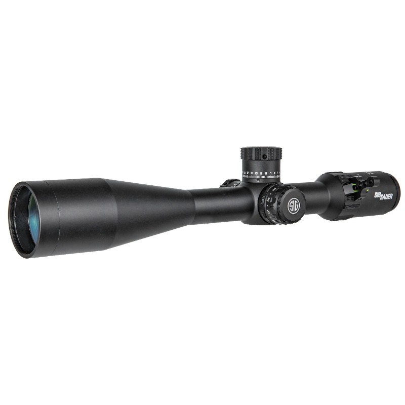 Sig Sauer TANGO4 Rifle Scope, 6-24X50mm, 30MM, FFP, MOA Illuminated Reticle, Side Focus, 0.25 MOA Adjustments, Black Finish SOT