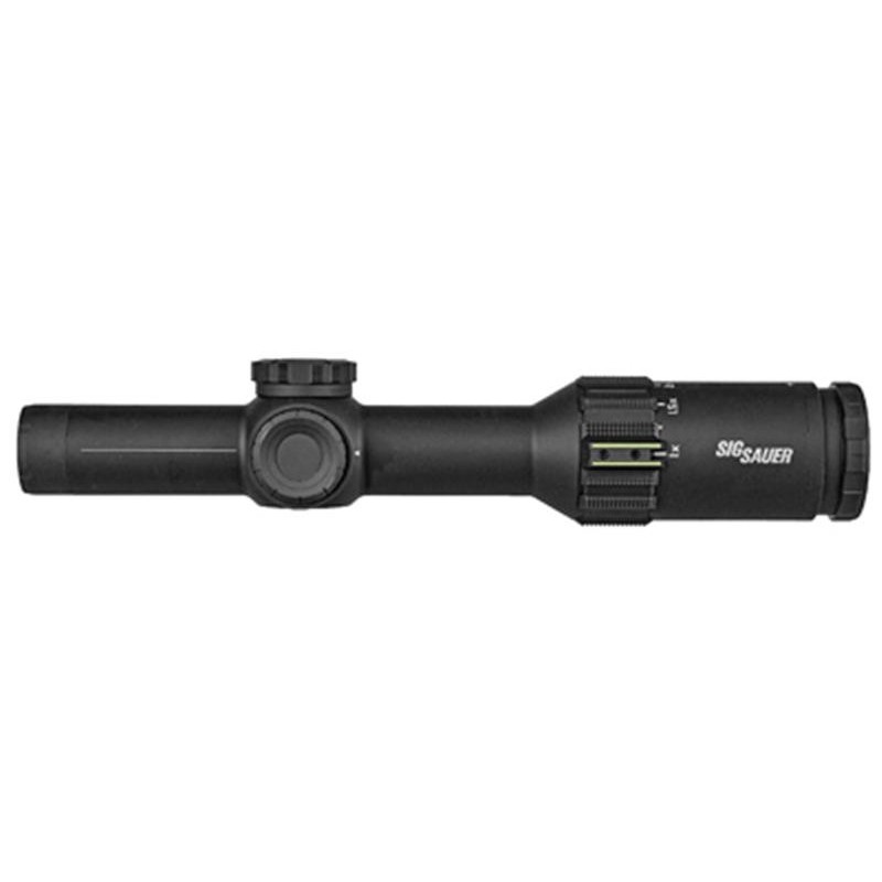 Sig Sauer TANGO6T Rifle Scope, 1-6X24MM, 30MM, FFP, 556-762 Horseshoe Illuminated Reticle, 0.2 MRAD Adjustments, Capped Turret,