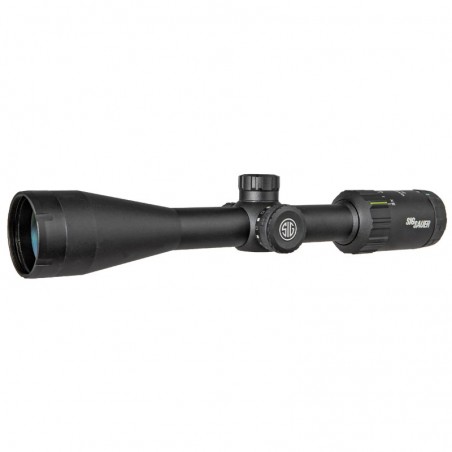 Sig Sauer Whiskey3 Rifle Scope, 3-9X40mm, Quadplex Reticle, Black Finish SOW33202