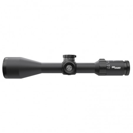 Sig Sauer Whiskey5, Rifle Scope, 5-25X52mm, 30mm, Quadplex Illuminated Reticle, Black Finish SOW55011