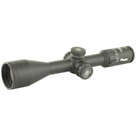 Sig Sauer WHISKEY5, Rifle Scope, 5-25X52mm, 30mm, Milling Hunter Illuminated Reticle, Levelplex, Black Finish SOW55014