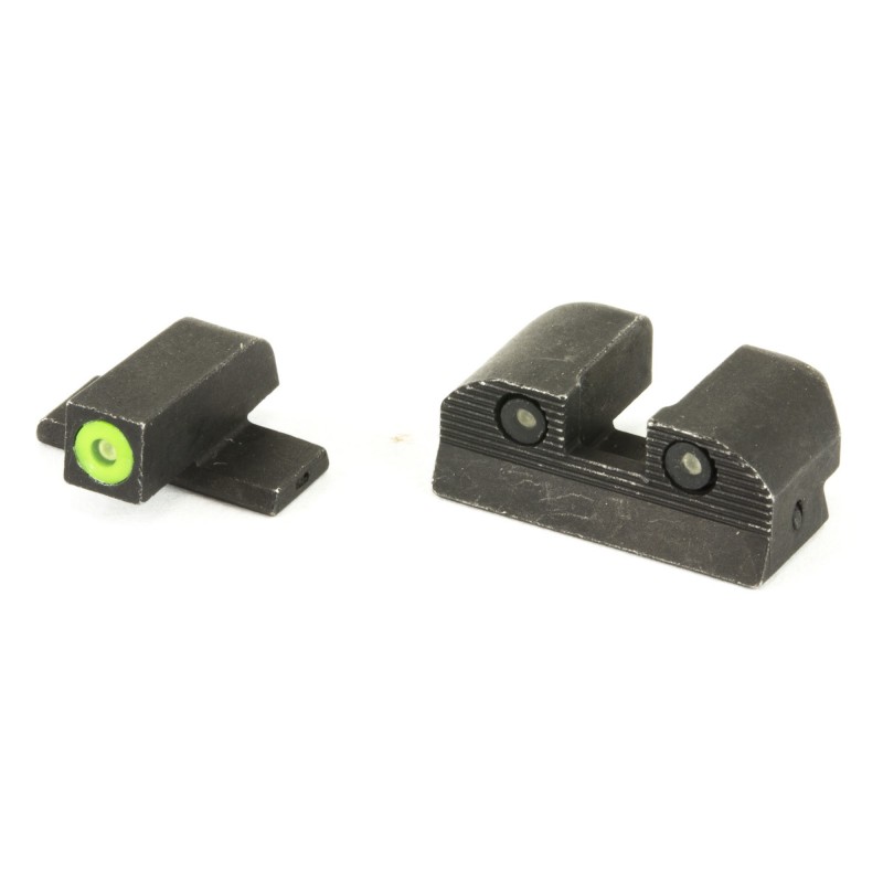 Sig Sauer XRay, Day/Night Sight, #8 Tritium Green Front Sight, #8 Square Notch Rear Sight, Fits Sig P224 9/357/40. P226 9/357,