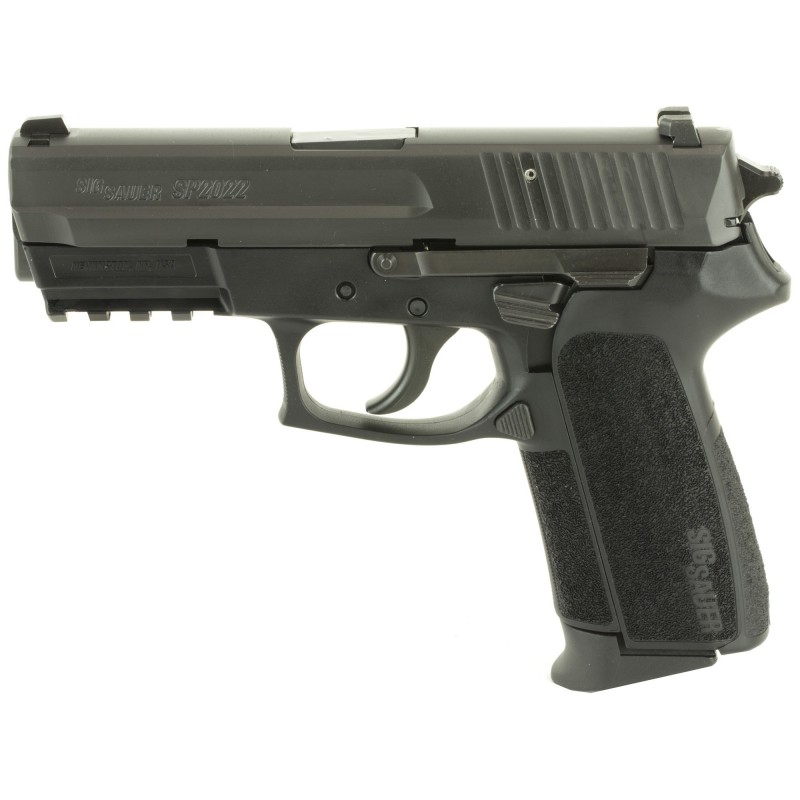 Sig Sauer SigPro, SP2022, DA/SA, 9MM, Full Size, 3.9" Barrel, Polymer Frame, Black Finish, Fixed Sights, 10Rd, 2 Magazines, Cal