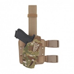 Safariland 6354DO QLS 19 Fork, Tactical Holster, Right Hand, MultiCam, Fits Glock 17 22 6354DO-832-701-MS19