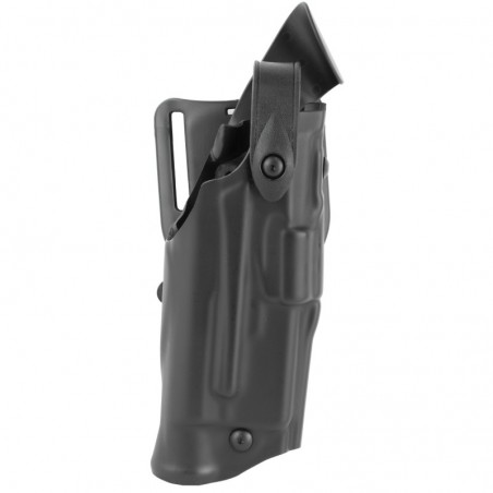 Safariland Model 6360 ALS/SLS Mid-Ride Level III Retention Duty Holster, Fits Glock 17/22 with Light, Right Hand, Plain Black F
